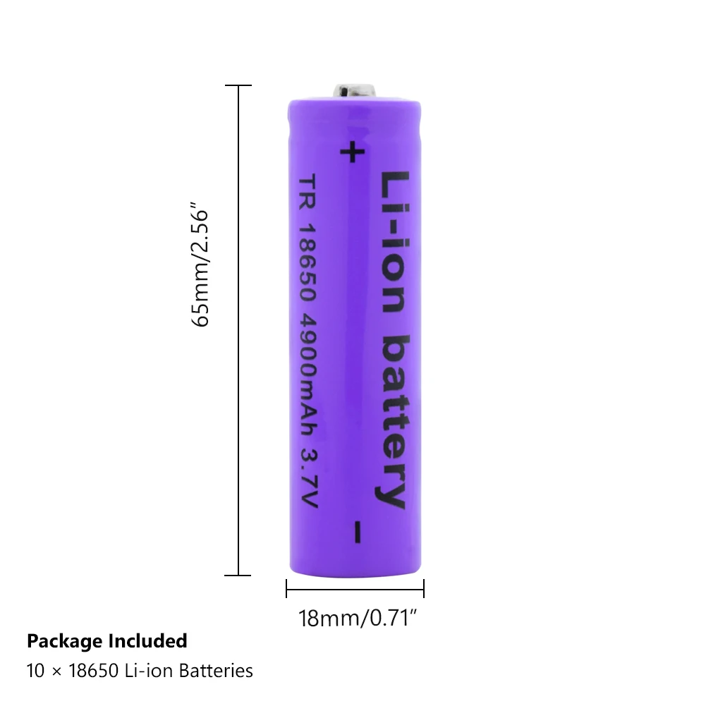 Postuman Лот защищенный 3,7 V 4900mAh LG блок питания для электронной сигареты литиевая батарея 18650 аккумуляторная батарея