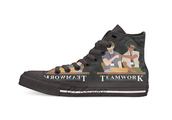 

IT Crowd Teamwork Novelty Design Casual Canvas Shoes Custom shoes Drop Shipping