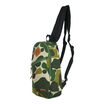

Fashion Men Canvas Waterproof Military Travel Duffel Backpack Camouflage Chest One Shoulder Bag Trekking Jungle Bags