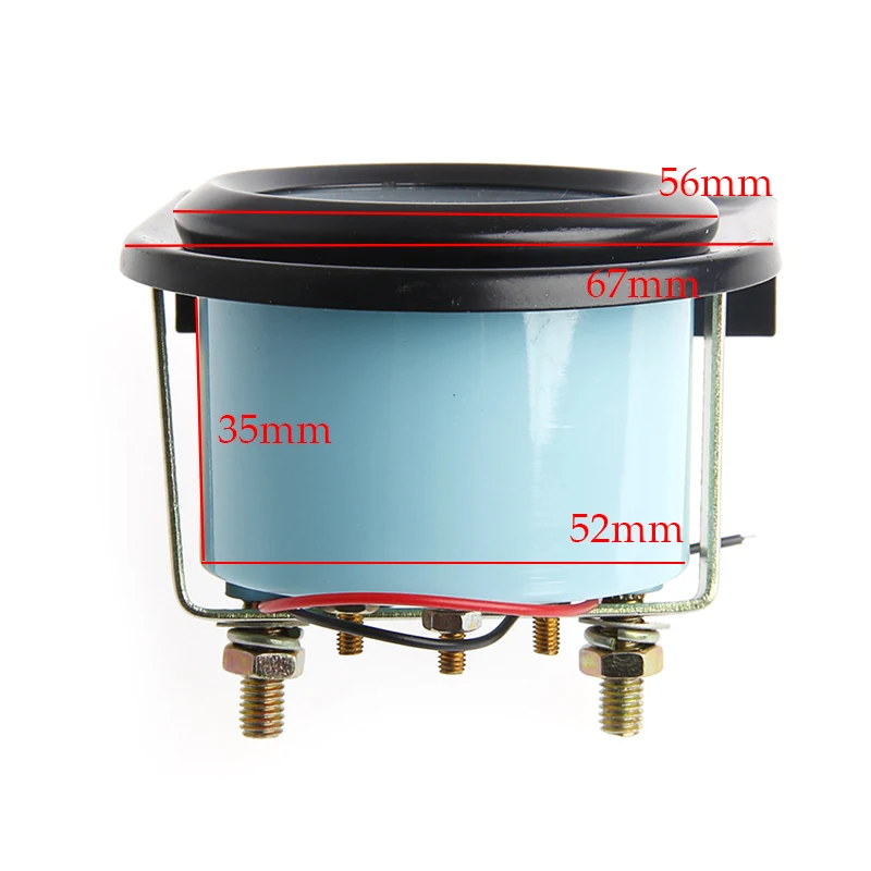Универсальный 2 52 мм светодиодный светильник автомобильный указатель температуры масла датчик температуры 50-150 градусов