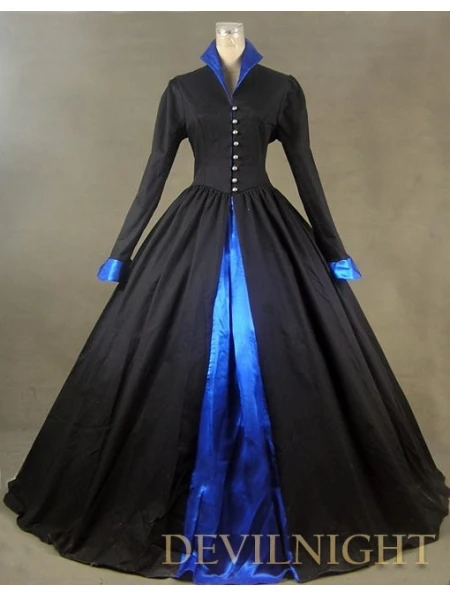 black victorian dress