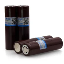 4PCS 100% New Original HG2 18650 3000mAh battery 18650HG2 3.6V discharge 20A dedicated For LG Electronic cigarette Power battery