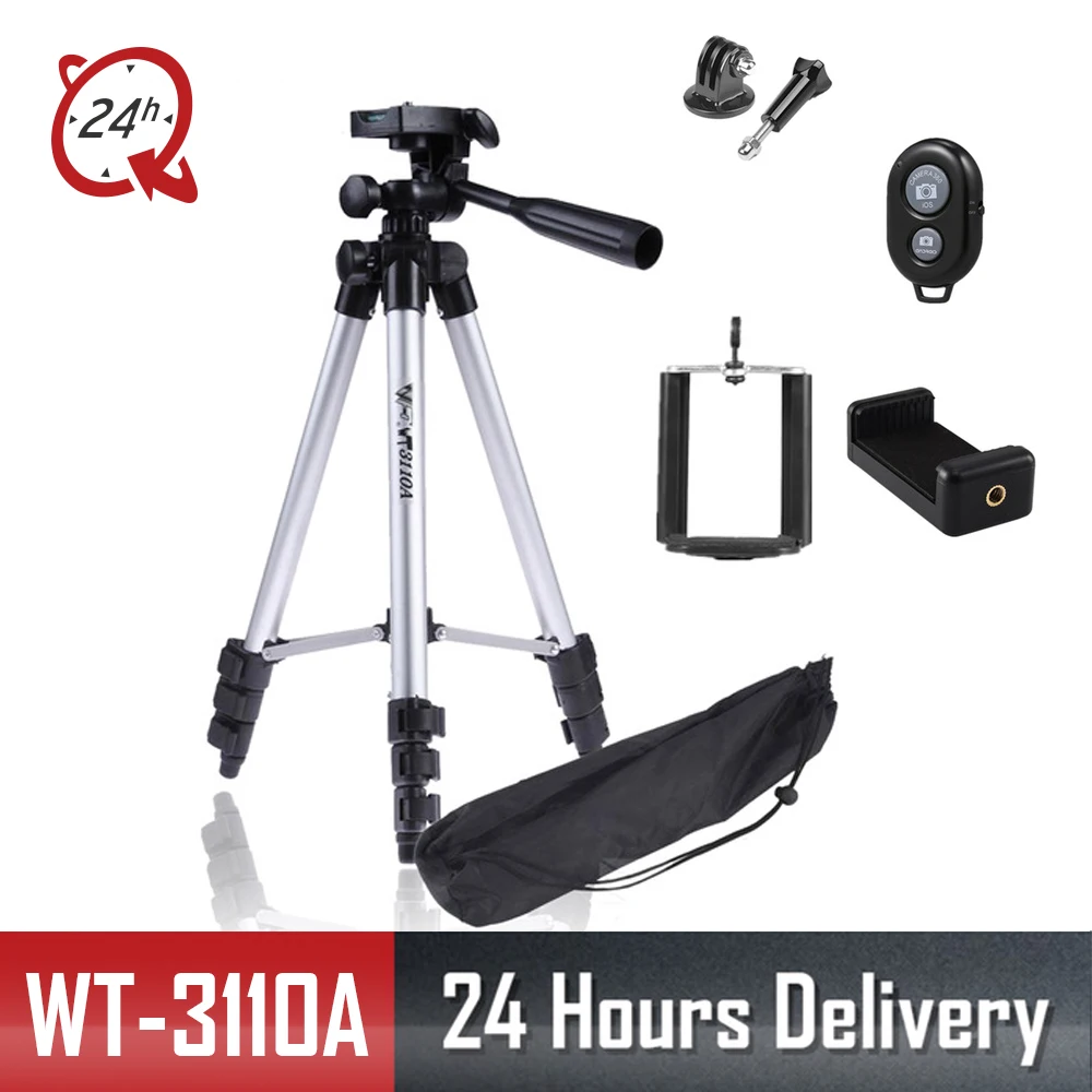 Штатив Трипод с 3 позиционным триподом для головы Nikon D7100 D5300 D750 D3200 D3100 D90 цифровых