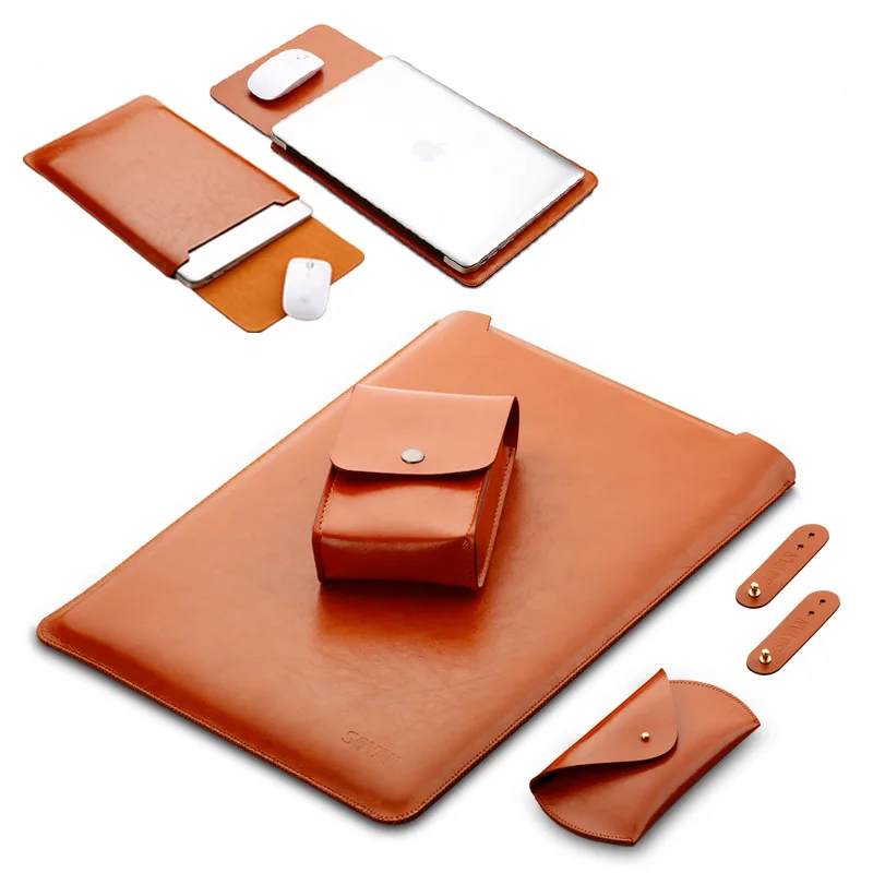 Luxury PU Leather Laptop Bag for Macbook Air 13 Case Notebook Cover Carry Sleeve Pouch For Macbook Air 11 Retina 12 Pro 13 15 Luxury PU Leather Laptop Bag for Macbook Air 13 Case Notebook Cover Carry Sleeve Pouch For Macbook Air 11 Retina 12 Pro 13 15