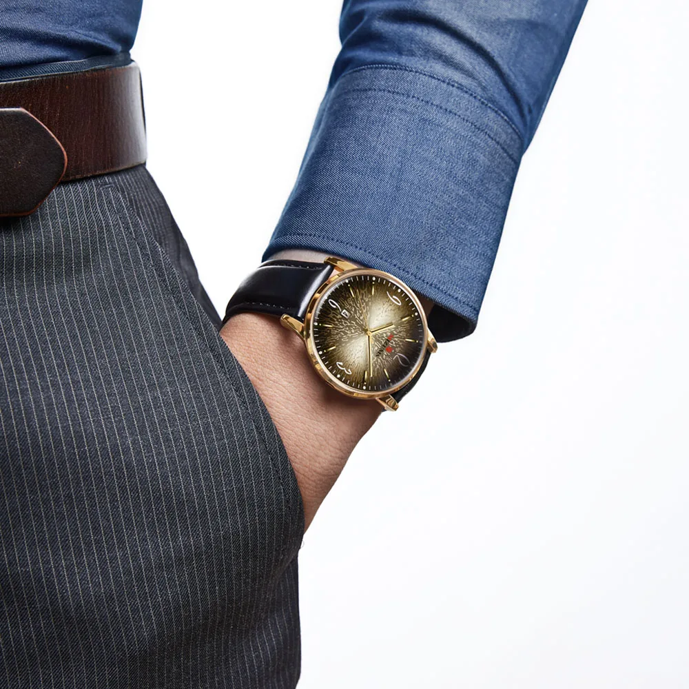 mizums Mens business Watches Top Brand Luxury soft leather Men Watch Waterproof Sport Watch Men Male Clock Man Wristwatch silver gold steel case creative design (15)