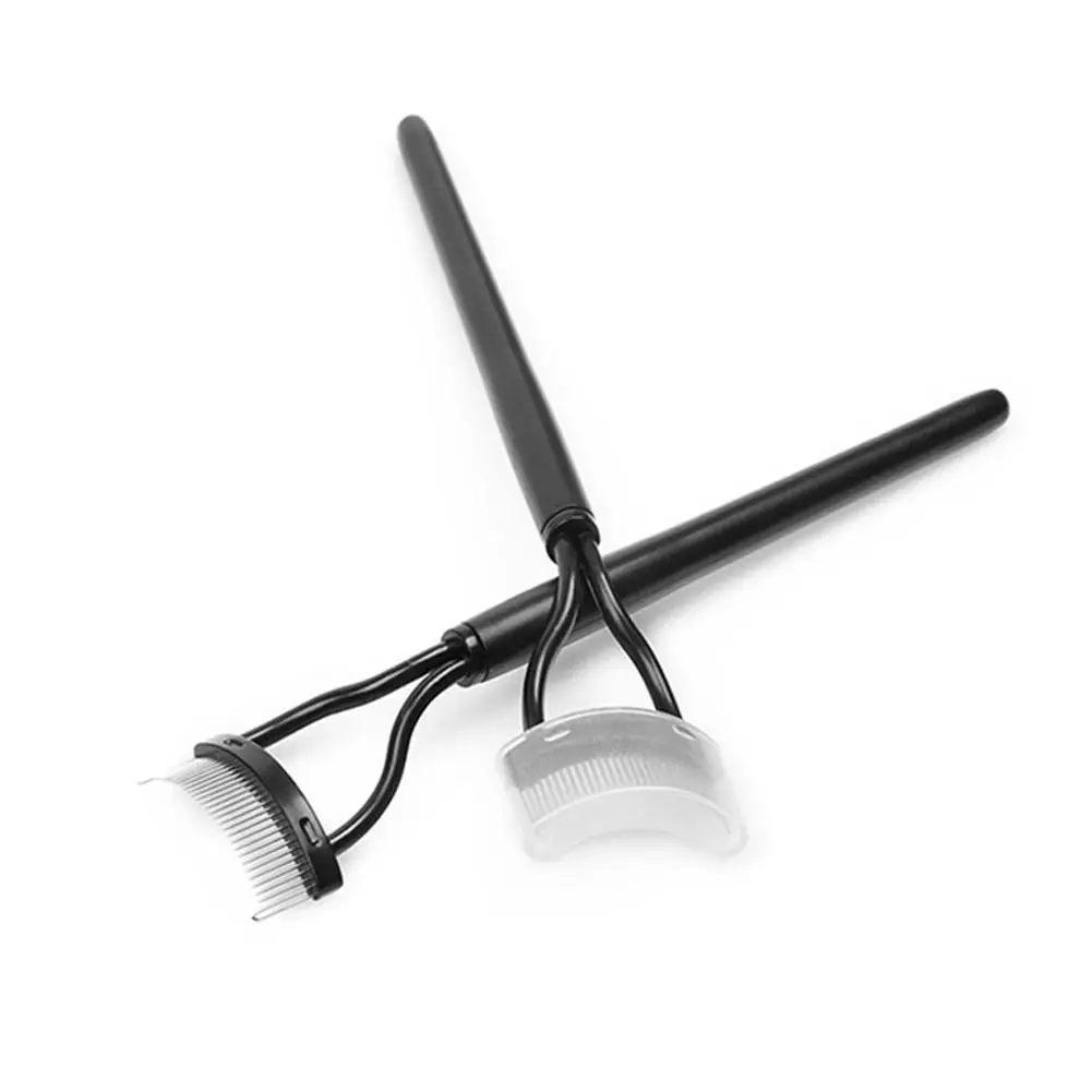 Stainless Steel Mascara Guide Applicator Fake Eyelash Comb Eyebrow