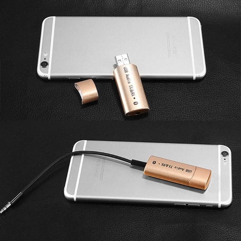 

2-In-1 Bluetooth 4.2 Wireless Transmitter & Receiver USB 3.5mm Stereo Audio Adapte