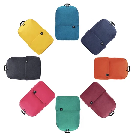

Xiaomi Mi Backpack Solid Color Lightweight Water-Resistant Water Bottle Pocket Wearable Soft And Comfortable Polyester Backpack