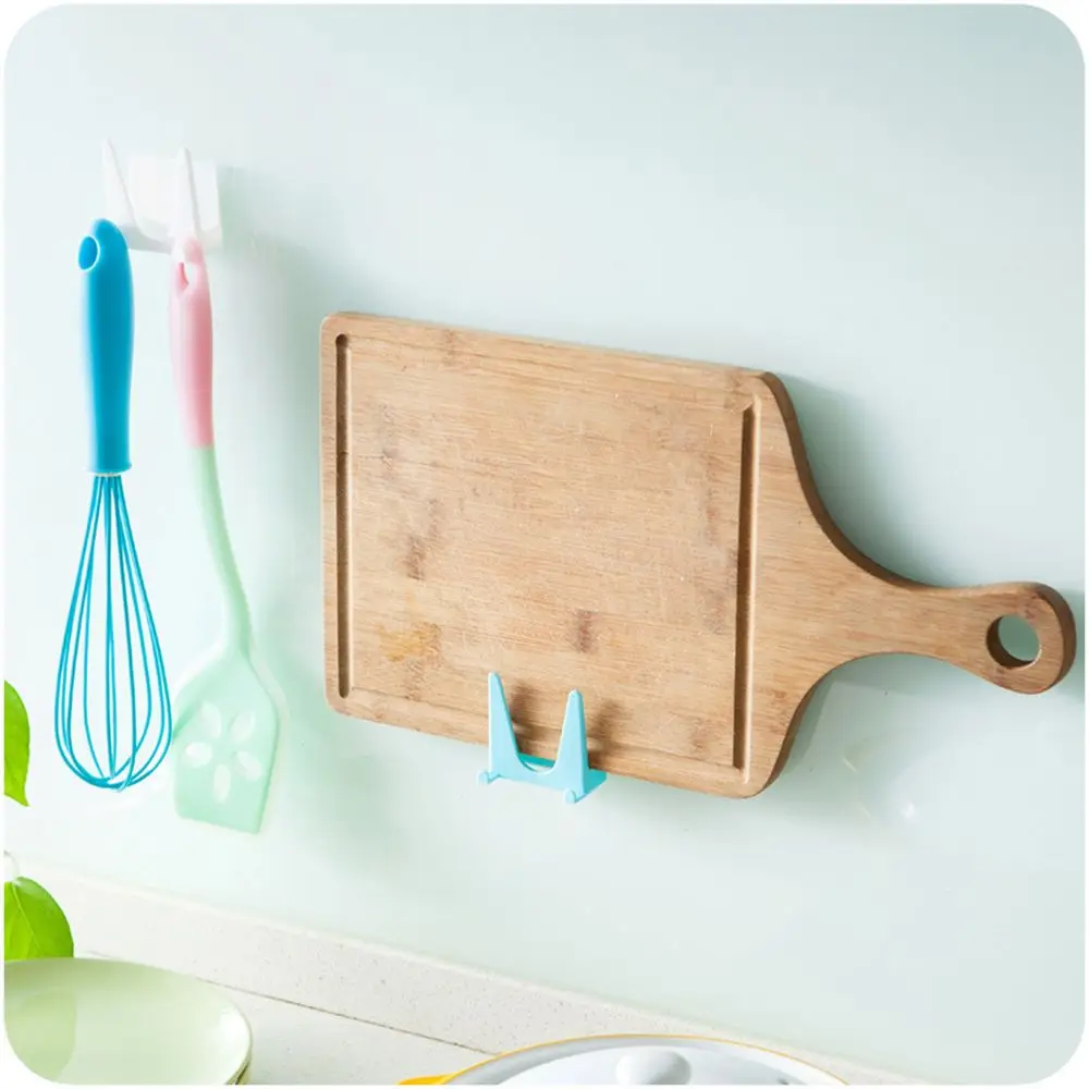 

Free Shipping Kitchen Supplies Wall Mounted Pot Pan Cover Shell Cover Sucker Tool Bracket Storage Rack