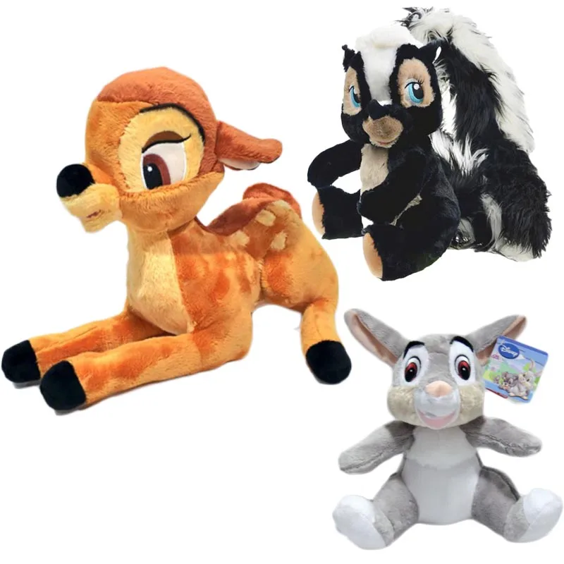 

Bambi Deer Plush Doll, Bunny Rabbit, Bambi Flower Plush Toy Soft Stuffed Animal Doll