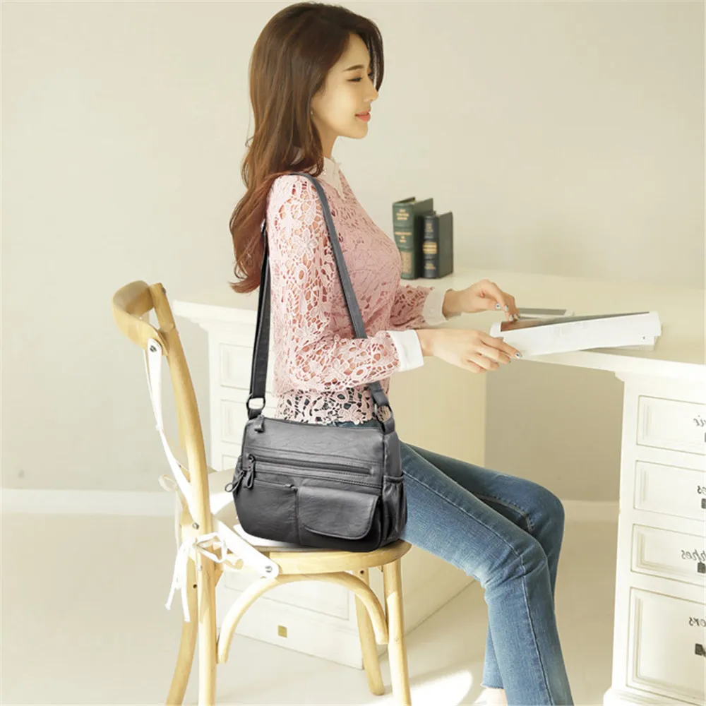 Sac بولسا الأنثوية 2018 Crossbody حقائب للنساء رسول حقيبة مصمم حقائب عالية الجودة الإناث الجلود الكتف حقيبة Sac بولسا الأنثوية 2018 Crossbody حقائب للنساء رسول حقيبة مصمم حقائب عالية الجودة الإناث الجلود الكتف حقيبة