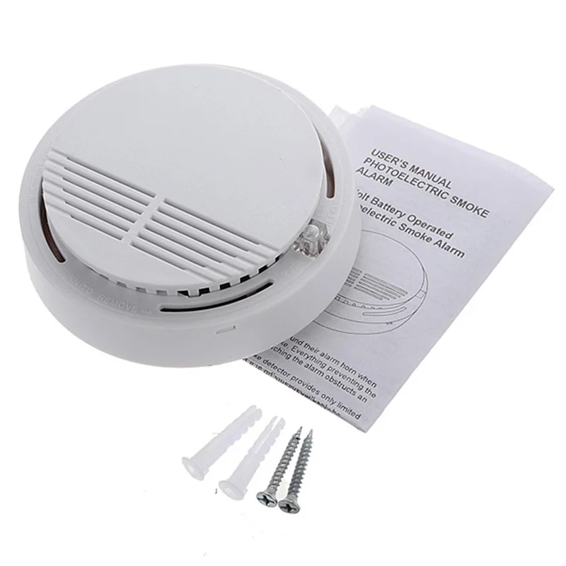 New Wireless Natural Smoke Detector Home Security Fire Gas Alarm Sensor Safely System Cordless For House Security System new 433mhz sensor sensitive photoelectric home security system cordless wireless smoke detector fire alarm for home protection