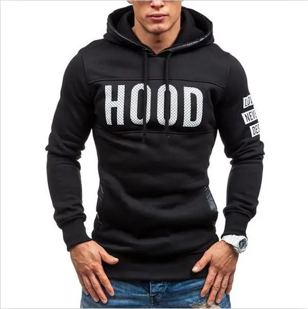 2017 Men Thick Hooded Sweatshirts New Solid Winter Tracksuits Man Warm ...