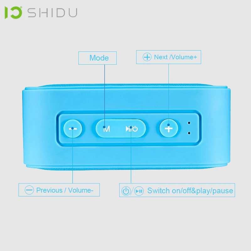 SHIDU P1 беспроводной портативный Bluetooth водонепроницаемый динамик наружная стерео