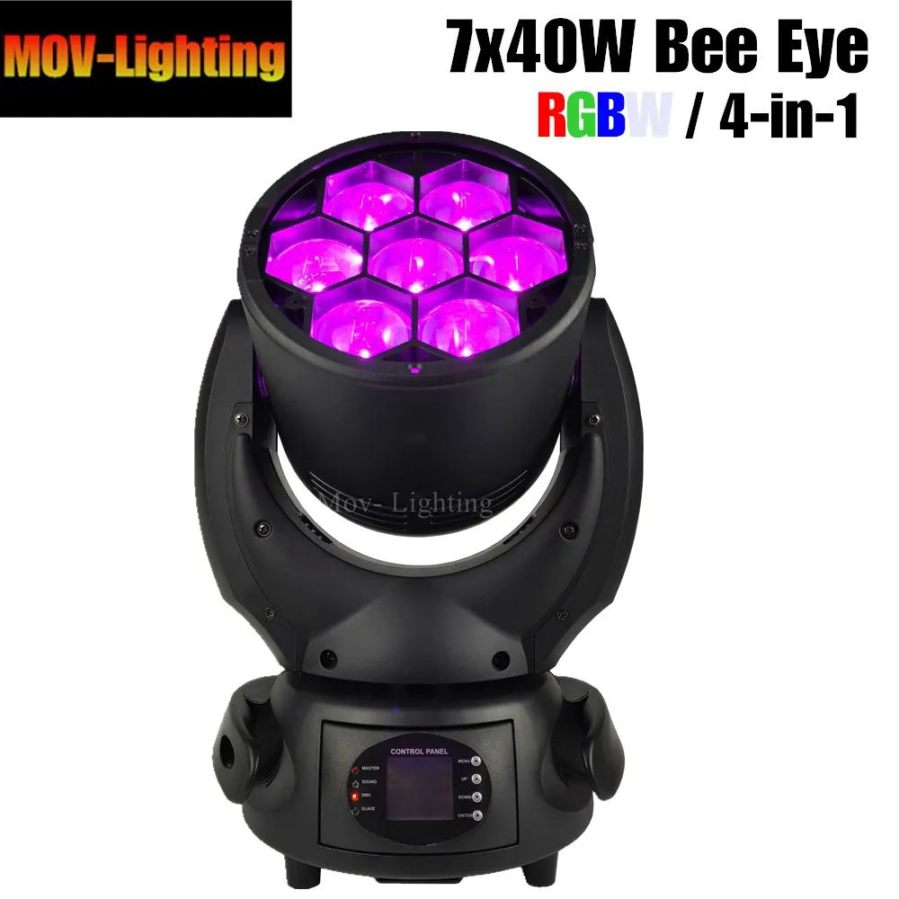 Светильник bee eye F 7x40 Вт 4 в 1 светодиодный светильник с движущейся головкой|Эффект