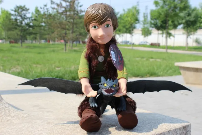 

Master Toothless Dragon Hagefen Doll Toy Dinosaur Model of Movable Joint Children's Intelligence Essential Toys
