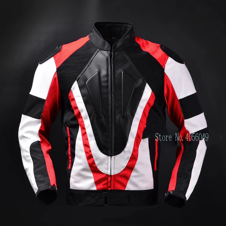 

Hump racing suit motorcycle anti-fall Oxford cloth + PU motorcycle jacket for dain seasons Jersey