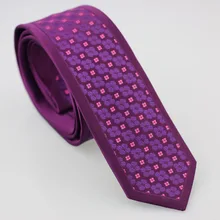 Yibei Coachella Галстуки фиолетовый цветок галстук граничит с Фиолетовый Розовый Florals Галстуки Для Мужчин's Галстуки узкий Moda из микрофибры Свадебные Gravatas