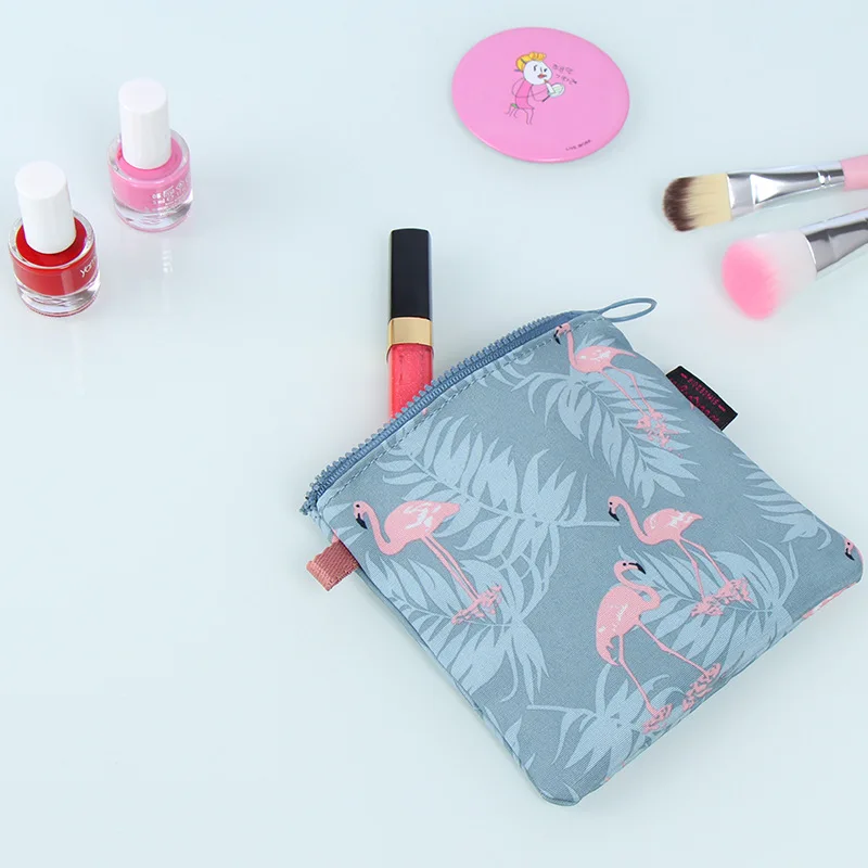 

Simplicity Series Portable Sanitary Napkin Storage Bag Canvas Sanitary Pads Bag Sewing Kit Coin Purse Credit Card Holder Bags