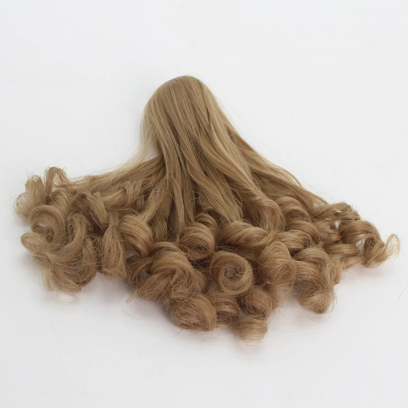 Kurhn/Монстр Кукла волосы термостойкие волокна длинные парики с волнистыми волосами для куклы готовые волосы для куклы с 12,5-14 см окружность головы