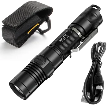 

2020 NITECORE MH12 MH12W 1000LMs U2 LED Rechargeable Flashlight Search Rescue Portable Torch Without 18650 Battery Free Shipping