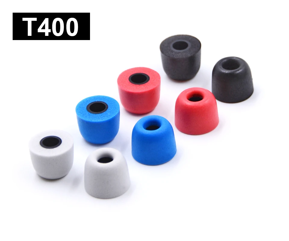 

1Pair(2pcs) 5mm T400 Noise Isolating Memory Foam Ear Tips Ear Foam Eartips For In Ear Earphone Earbud Headset