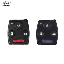 Dandkey For Honda Accord Civic CR-V Pilot 2 3 4 3+1 Buttons Rubber Pad Fob Replacement Car Remote Rubber Pad Remote Key Shell
