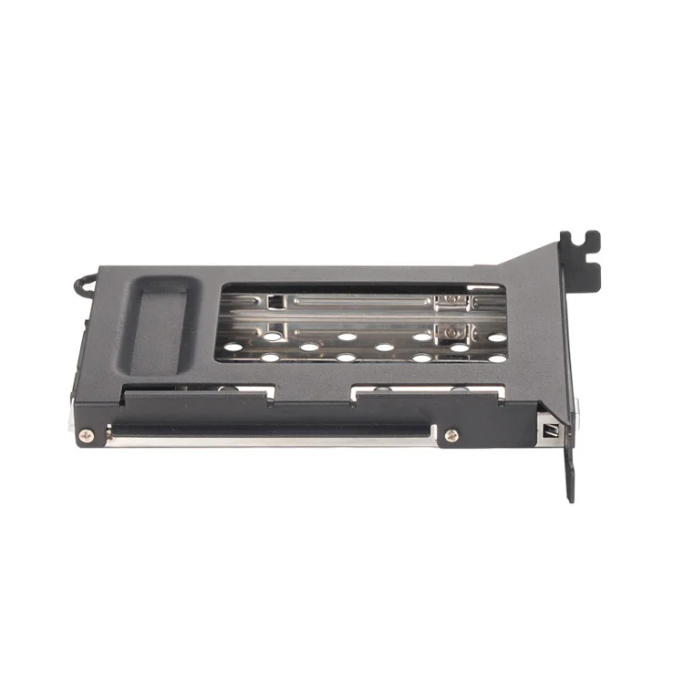 2.5in sata case aluminum hdd caddy tray bracket ssd Internal PCI HDD mobile rack for PCI expansion bay