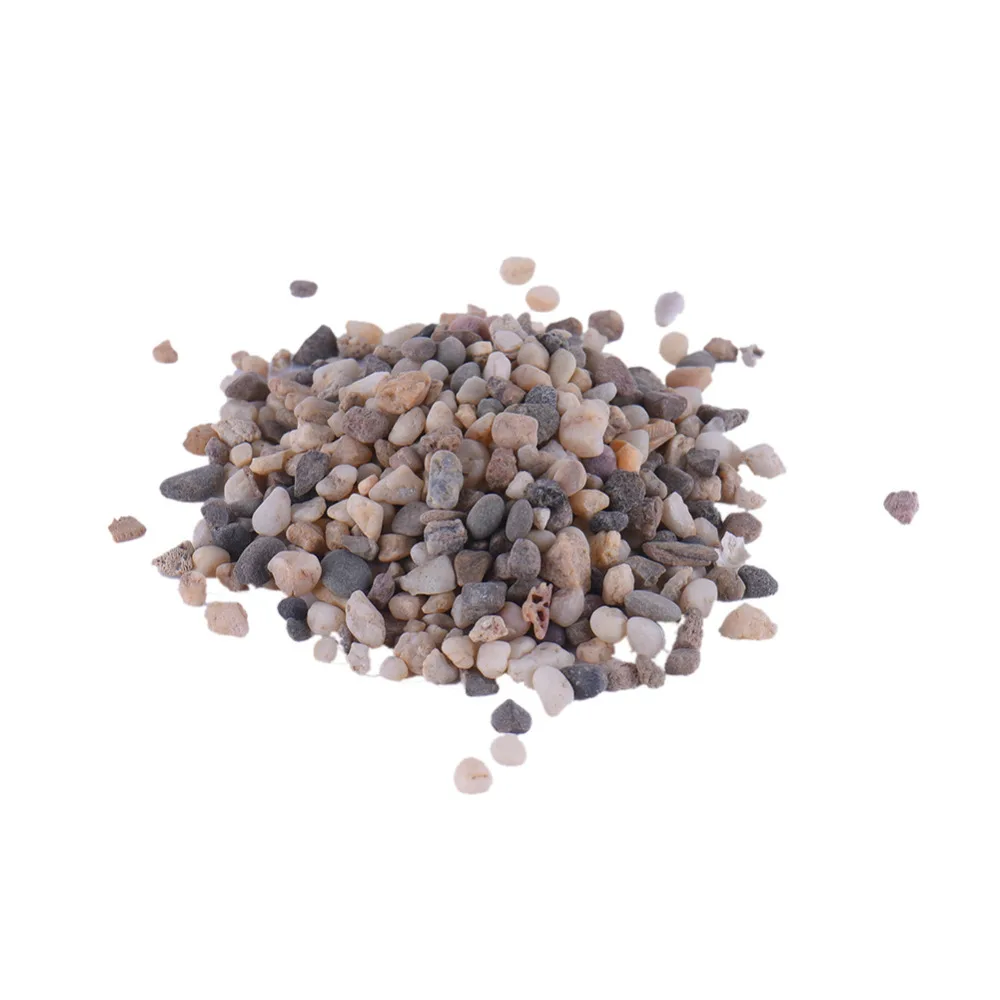 

Natural River Sand Stones Rocks 3-4mm Fairy Garden Miniatures Gnomes Moss Terrarium For Decorations Accessories Home Miniature