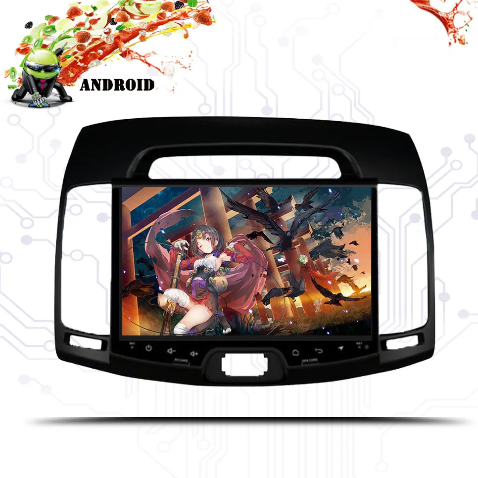 Cheap 9" 8 Core Android 9.0 CAR gps Navigation Radio For Hyundai Elantra Avante 2007 2008 2009 102011 Car DVD Player 5