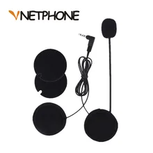 2016 Новинка Cascos Para мото домофон Интимные аксессуары 3.5 мм разъем для подключения микрофона Динамик Наушники Замена для Vnetphone V6