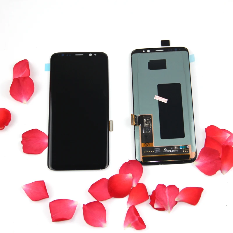 S8 ЖК-дисплей для SAMSUNG Galaxy S8 G950 G950F сенсорный экран дигитайзер супер AMOLED