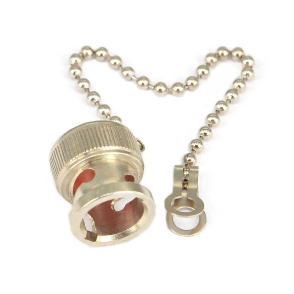 Buy Nickelplated RF Coax Connector Dust cap with chain