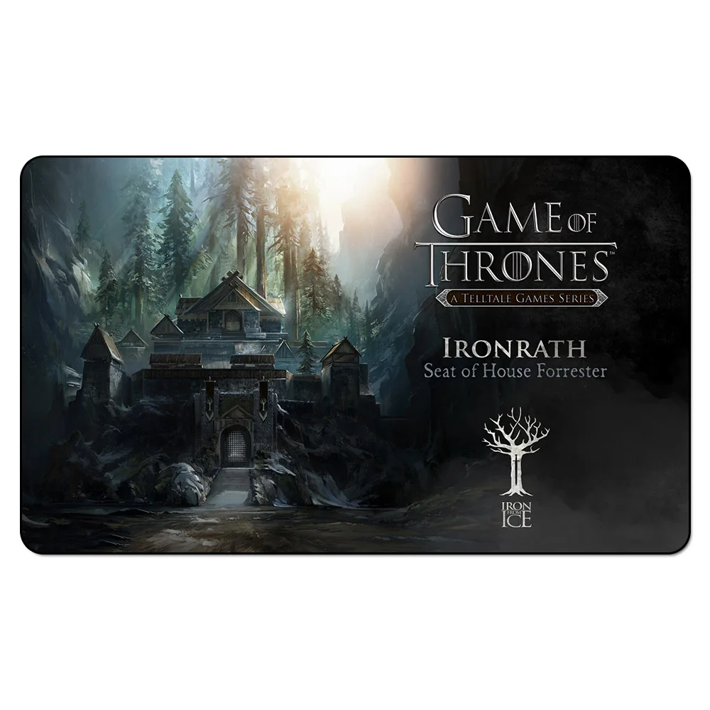 Game Of Thrones IRONRATH Zetel van Huis Forrester Playmat Magic Speelmat een Lied van Ijs en