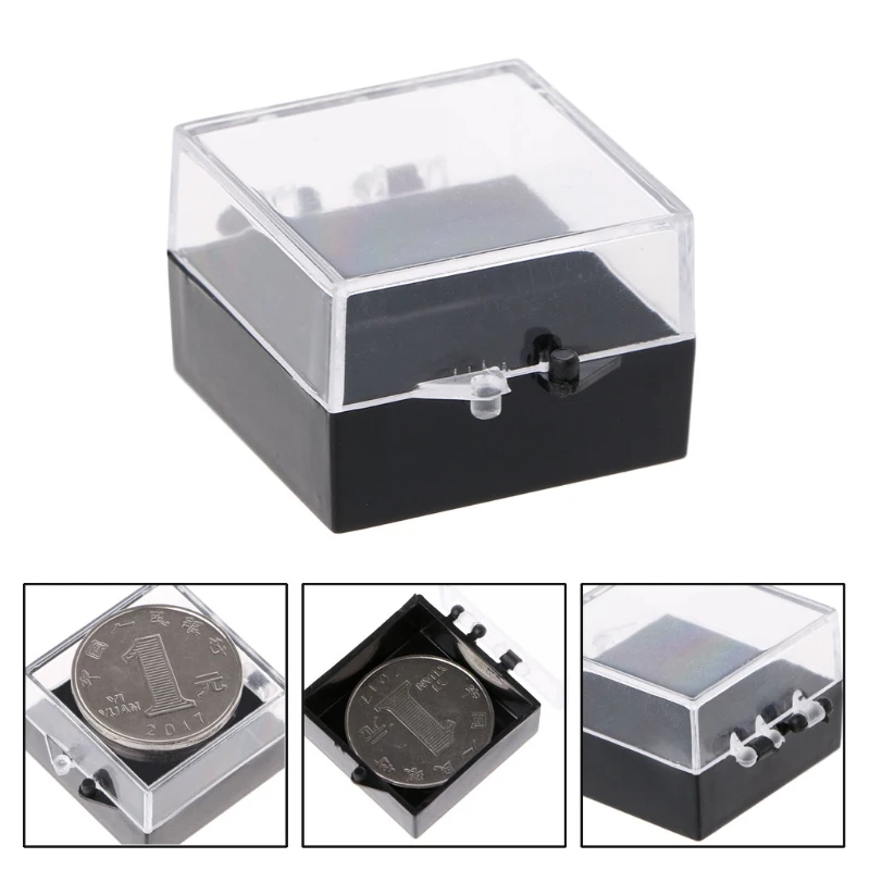 Badge Specimen Plastic Storage Box Coin Cards Case Holder Jewelry