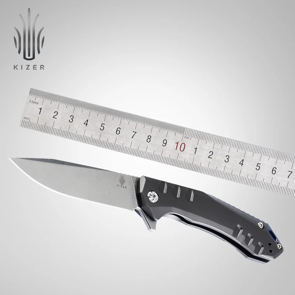 Нож Kizer складной Ki4505 базальтовый тактический нож высококачественный инструмент
