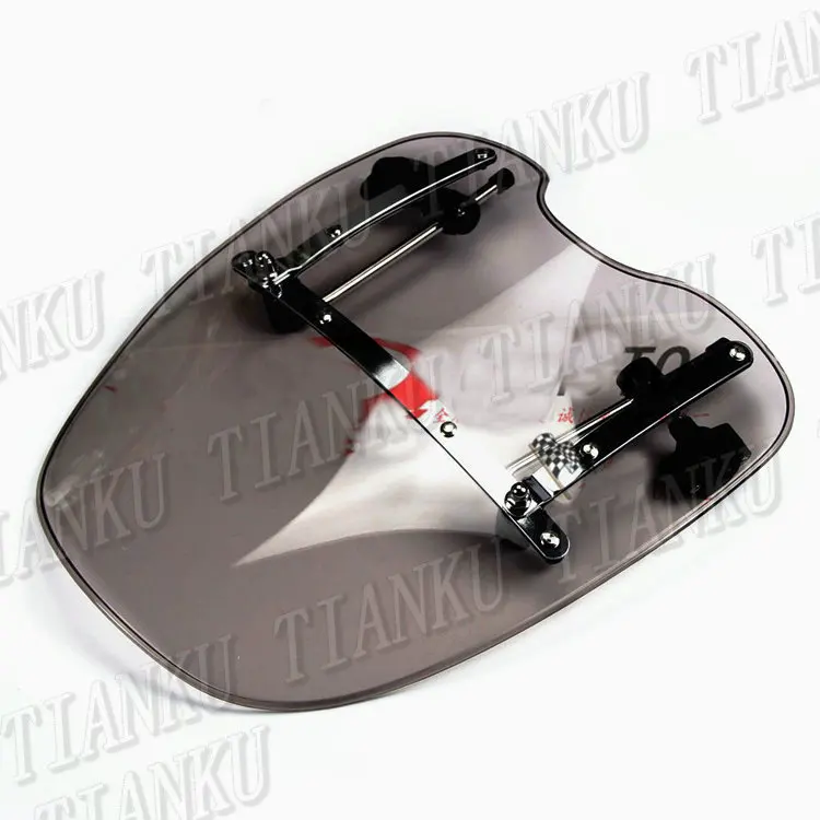 Мотоцикл Дым лобовое стекло ветровое стекло для Yamaha VStar 400 650 1100 1300 Virago Xv 250 535 750 1100 Road Star Custom Chopper