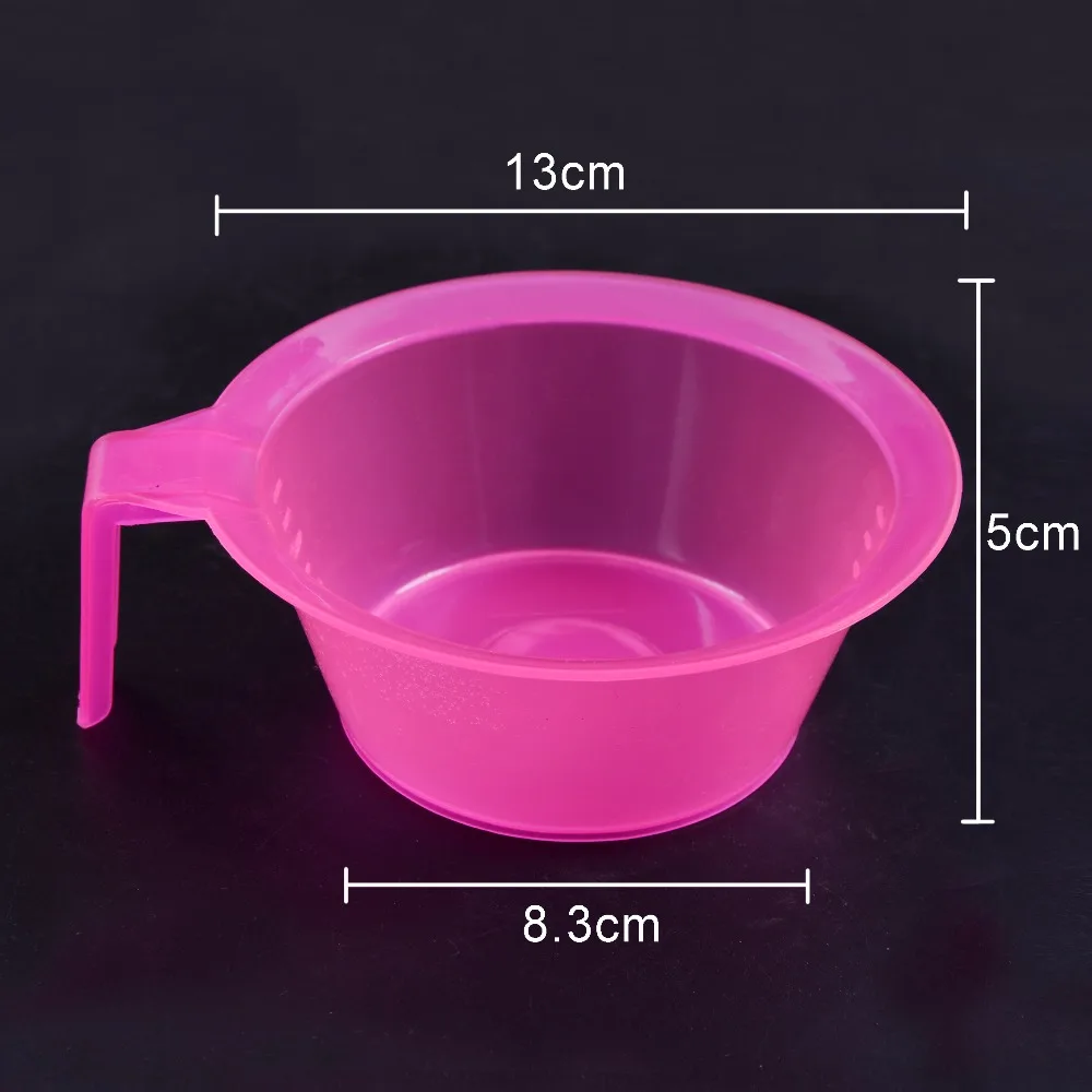 1 шт. розовый парикмахерский цвет для смешивания волос чаши краска для волос тонировка чашки DIY цвет волос Инструменты для укладки