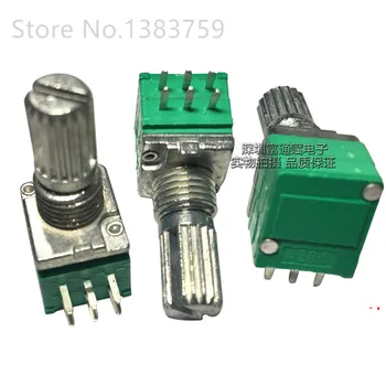 

2pcs Audio amplifier Volume Interphone RD097-A50K-15MM flower shaft Precision double potentiometer