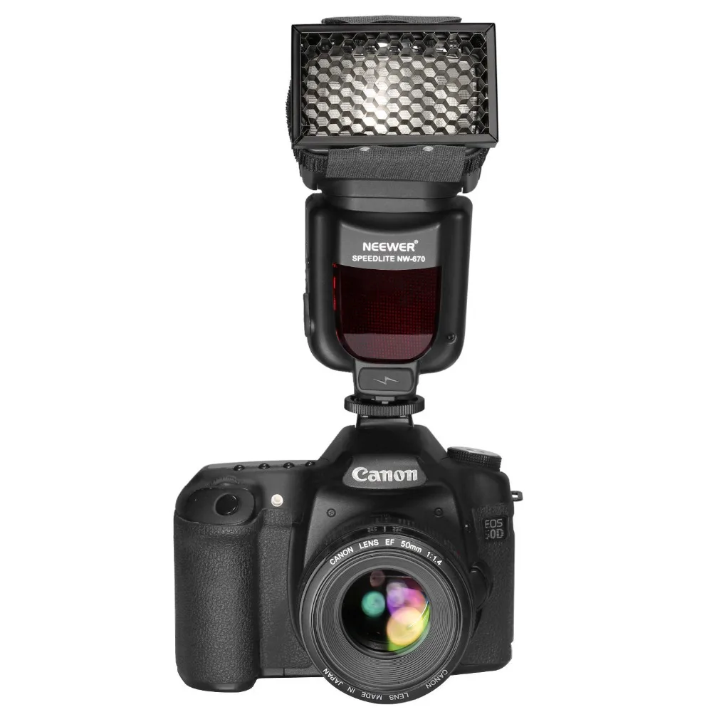 Kaliou Universal Cellular Network Honeycomb Cover Speed Grid for Flash External Camera Flash Diffuser Photo Studio Accessories