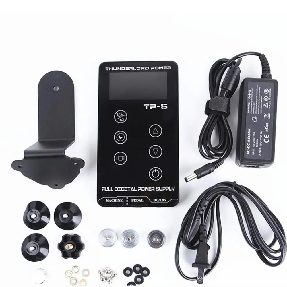 

Tattoo Power Supply Tatuagem For Tattoo Machines Touch Screen Source TP-5 Digital LCD Makeup Dual Tattoo Power Supplies