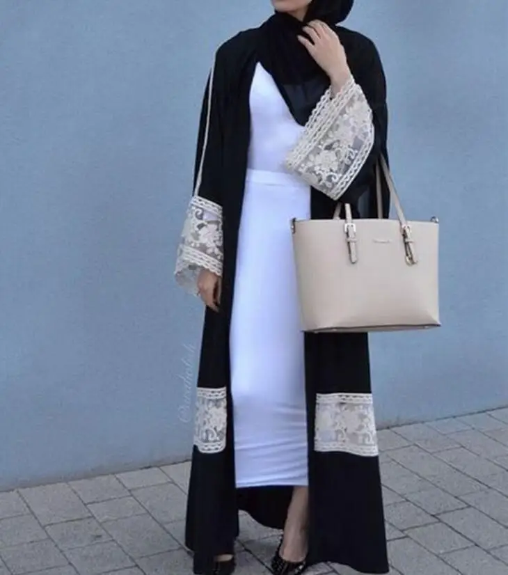 S-2XL дубиа стиль мусульманский кафтан абайя Открытый спереди Jilbab исламское Макси женское платье Caftan Jilbab халат арабский кардиган