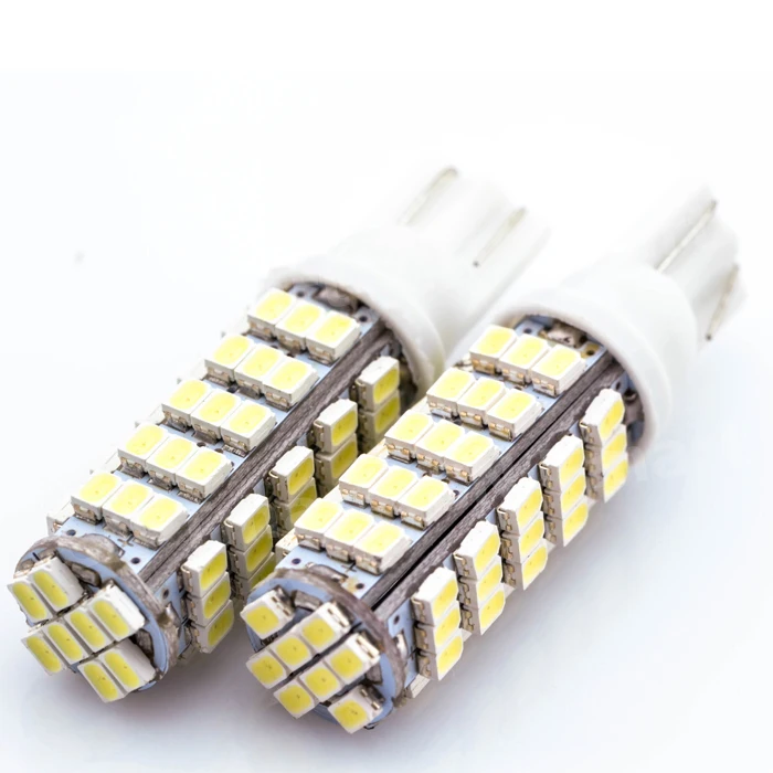 2X супер белый w5w t10 светодиодный 68SMD светильник 12В автомобильный Внешнее