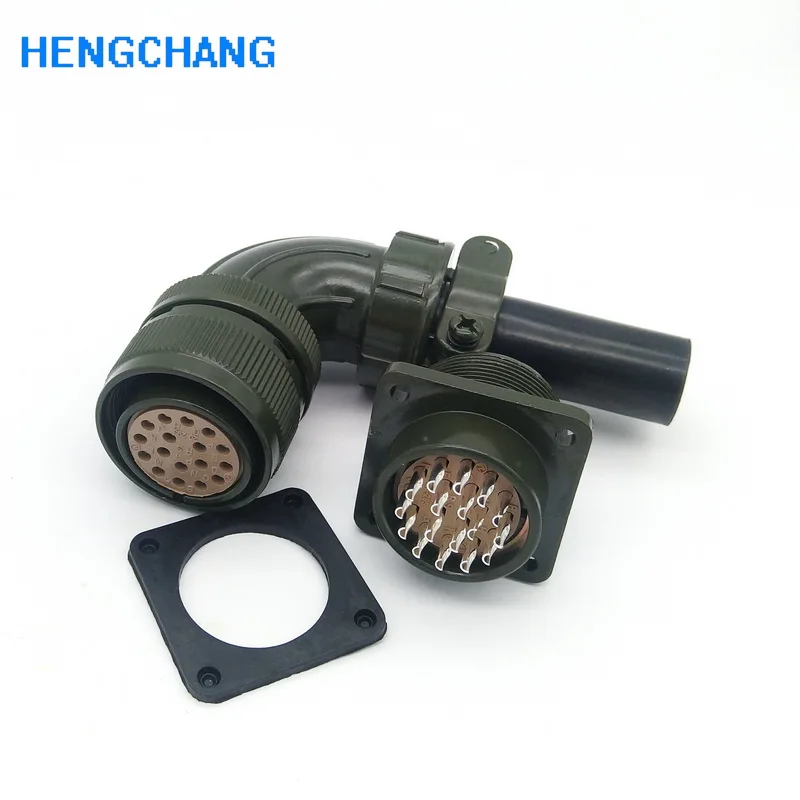 Правый угол MS3102 3106A20-29S 17pin авиационный разъем для энкодера разъем серводвигателя разъем