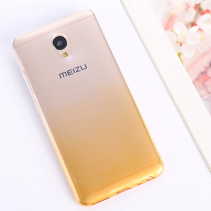 Мягкие градиентные силиконовые чехлы для Meizu M6 Note Pro 7 U20 U10 M6 M3 M5 Note MX6 M6s M5s M5C 5A ультра тонкий бампер задняя крышка телефона