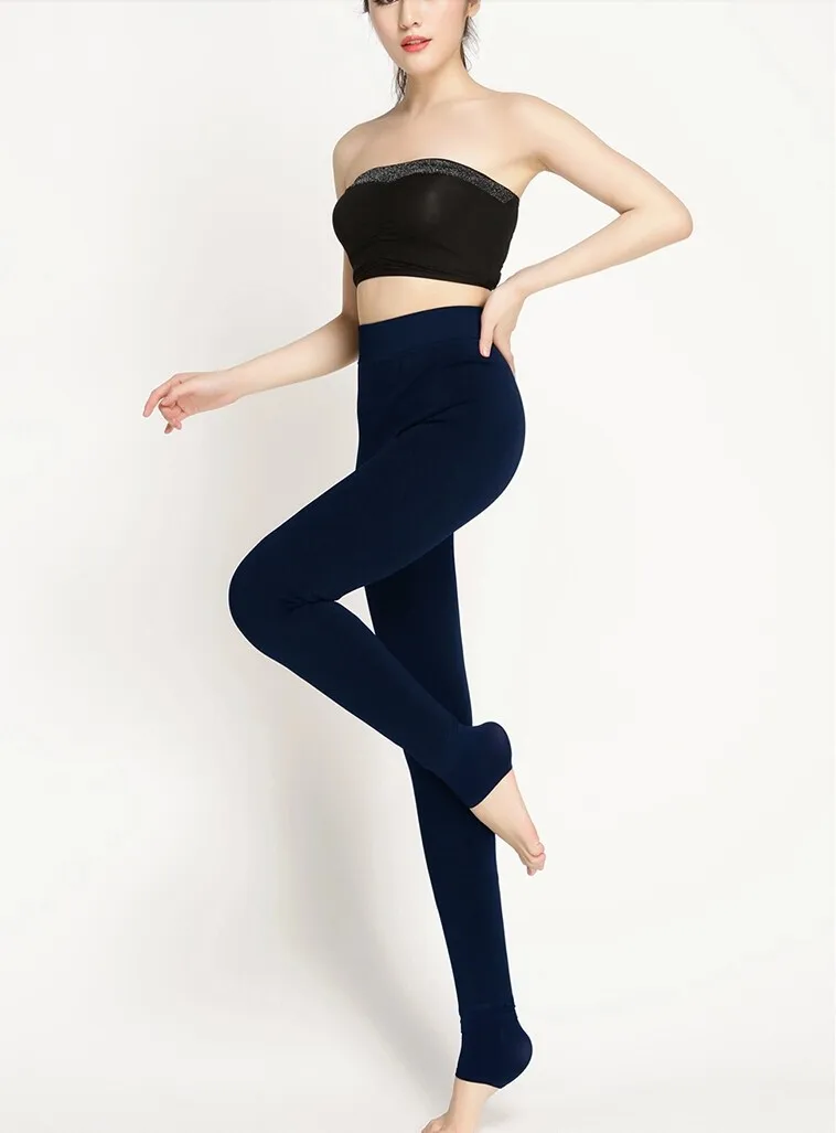 spanx leggings CHRLEISURE 8 Colors S-XL Winter Plus Cashmere Leggings Woman Warm Big Size Faux Velvet Knitted Thick Slim Super Elastic Leggings capri leggings