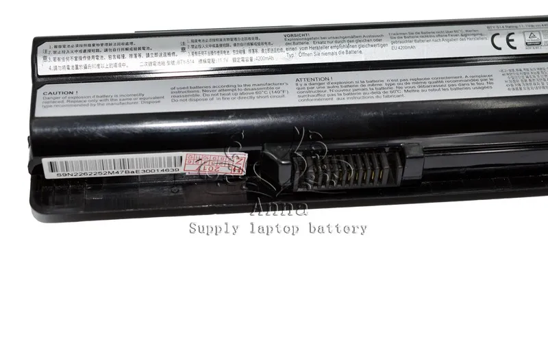 Аккумулятор JIGU для ноутбука MSI FX610 FX620 FX700 GP60 GE60 GE70 20C 20E 2PC 2PE 2PF 2PG 2PL 2QD 2QE 2QL