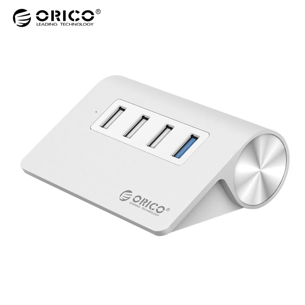 

ORICO Aluminum 4 Ports USB HUB USB 3.0 2.0 High Speed Mini Splitter Portable Hub for phone Laptop PC Computer with 1M Data Cable