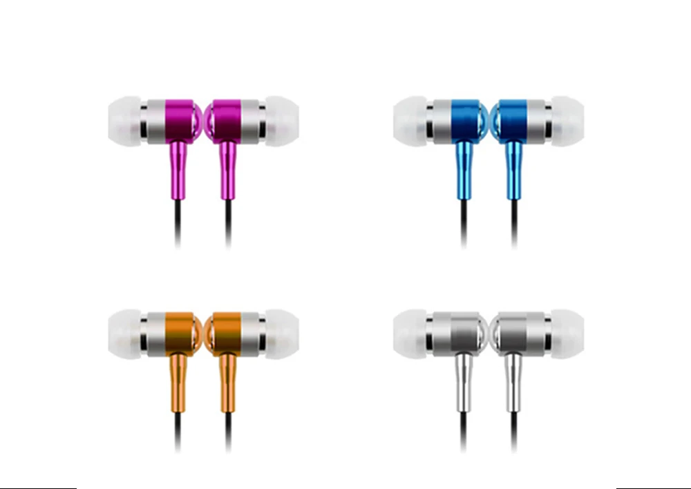

Universal for Samsung mobile phone headset metal ear for millet music headset