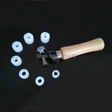 Ювелирные изделия инструменты кольцо инструмент кольцо зажим сеттер деревянная ручка кольцевой зажим 1 шт./лот